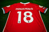 Takumi Minamino Signed Liverpool FC Shirt AFTAL COA (B)