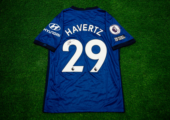 Kai Havertz Signed Chelsea F.C. SHIRT Genuine Signature AFTAL COA (B)