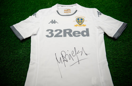 Marcelo Bielsa Signed LEEDS UNITED Shirt GENUINE Signature AFTAL COA (B)