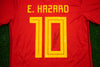 Eden Hazard Signed Belgium Shirt Genuine Signature AFTAL COA