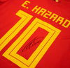 Eden Hazard Signed Belgium Shirt Genuine Signature AFTAL COA