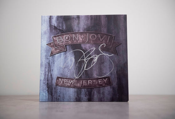 Jon Bon Jovi Signed New Jersey Vinyl Beckett Authentication Services BAS COA