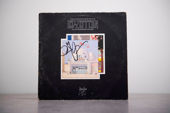 Robert Plant Signed Led Zeppelin Vinyl AFTAL COA