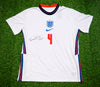 Declan RICE SIGNED EURO 2020 England Shirt Genuine Autograph AFTAL COA