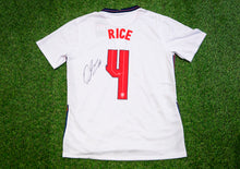  Declan RICE SIGNED EURO 2020 England Shirt Genuine Signature AFTAL COA