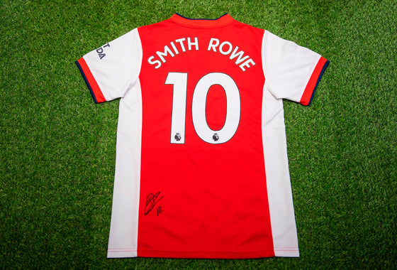 Emile Smith Rowe Signed Arsenal F.C. Shirt Genuine Signature AFTAL COA