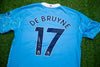 Kevin De Bruyne SIGNED Manchester CITY Shirt WITH PROOF AFTAL COA