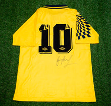  Gary Lineker SIGNED Tottenham Hotspur F.C.Shirt Genuine Signature AFTAL COA