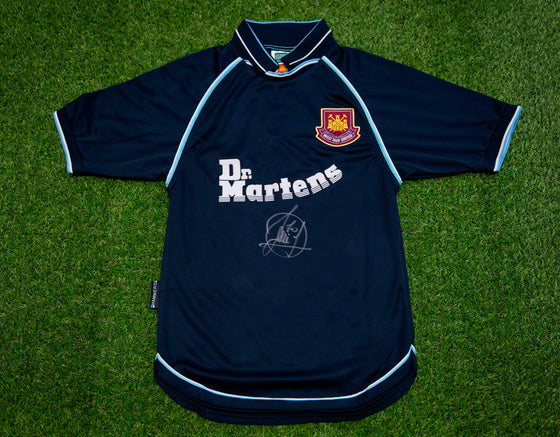 Paolo Di Canio SIGNED West Ham United F.C. Shirt PRIVATE SIGNING MAN U AFTAL COA