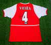 Patrick Vieira Signed Arsenal F.C. Shirt Genuine Signature AFTAL COA