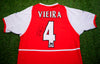 Patrick Vieira Signed Arsenal F.C. Shirt Genuine Signature AFTAL COA