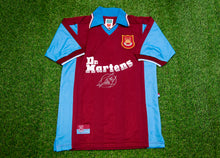  Paolo Di Canio SIGNED West Ham United Jersey PRIVATE SIGNING AFTAL COA