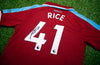 Declan Rice SIGNED West Ham United F.C. Shirt Genuine Autograph AFTAL COA