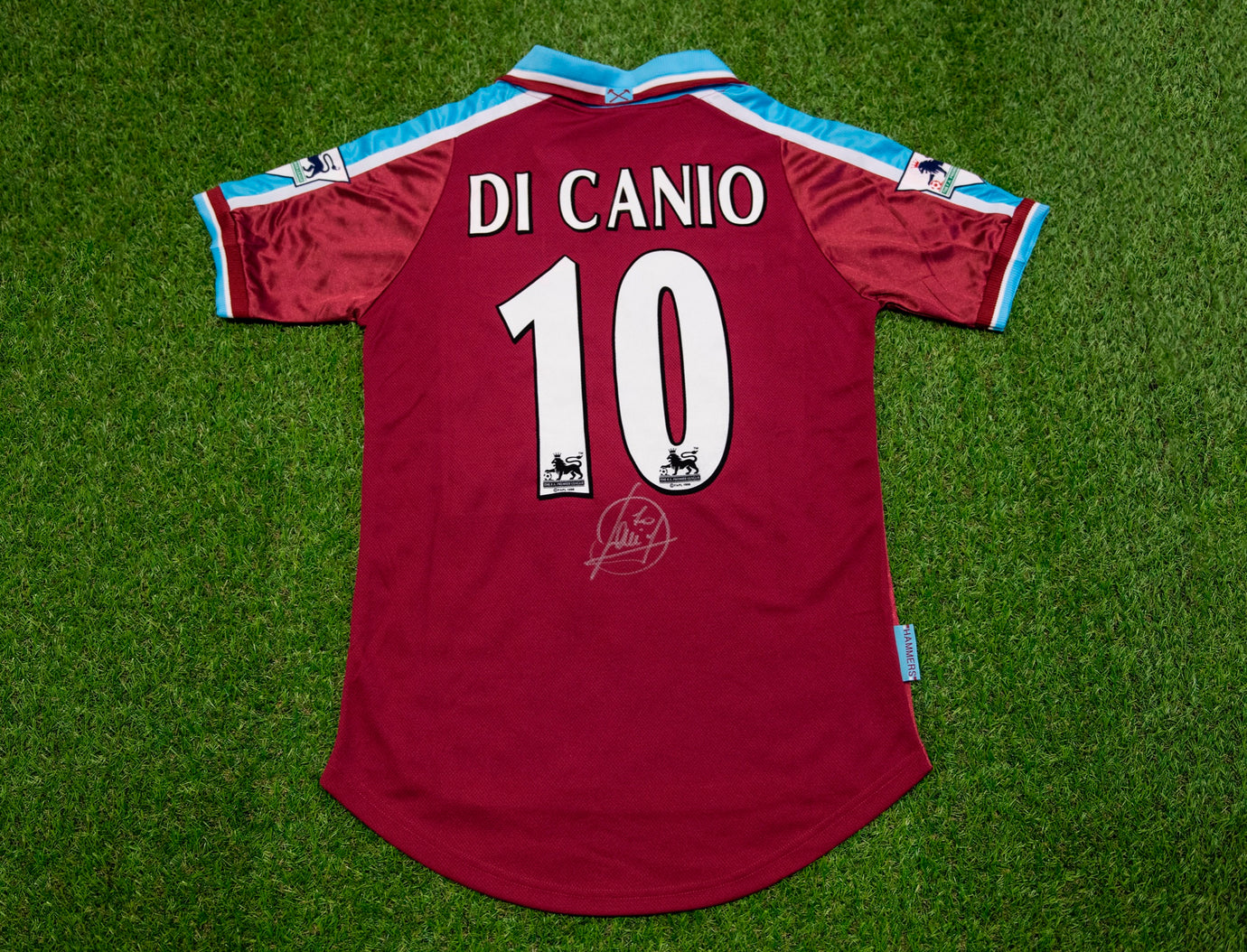 Paolo Di Canio SIGNED West Ham United Shirt PRIVATE SIGNING AFTAL
