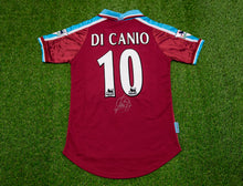  Paolo Di Canio SIGNED West Ham United Shirt PRIVATE SIGNING AFTAL COA