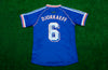 Youri Djorkaeff SIGNED 1998 WORLD CUP Shirt France Genuine Signature AFTAL COA