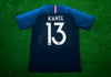 N'Golo Kante Signed France SHIRT Genuine Signature Chelsea F.C. AFTAL COA (B)
