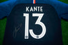 N'Golo Kante Signed France SHIRT Genuine Signature Chelsea F.C. AFTAL COA (B)