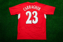  Jamie Carragher Signed Liverpool SHIRT Genuine Signature Istanbul AFTAL COA