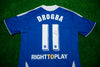 Didier Drogba Signed Chelsea FC Shirt Munich 2012 Genuine Signature AFTAL COA