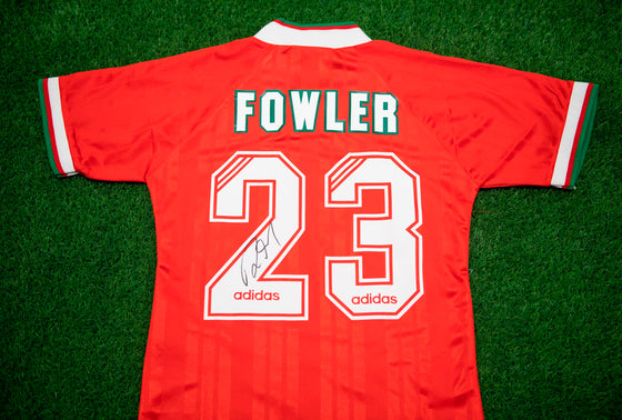 Robbie Fowler Signed Liverpool FC Shirt Genuine Autograph AFTAL COA