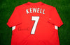 Harry Kewell Signed Liverpool SHIRT Genuine Signature Istanbul AFTAL COA