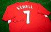 Harry Kewell Signed Liverpool SHIRT Genuine Signature Istanbul AFTAL COA