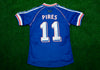Robert Pires SIGNED 1998 WORLD CUP Shirt France EXACT PROOF AFTAL COA