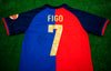 Luis Figo Signed FC Barcelona Shirt Genuine Autograph EXACT PROOF AFTAL COA