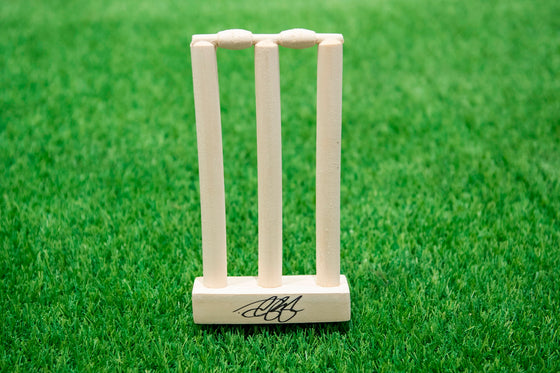 Alastair Cook Signed Souvenir Stumps England Cricket Legend AFTAL COA