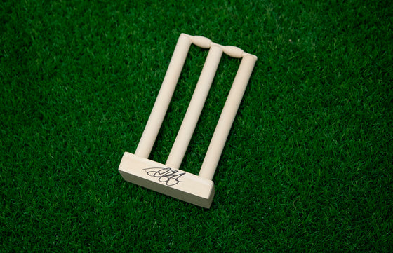 Alastair Cook Signed Souvenir Stumps England Cricket Legend AFTAL COA