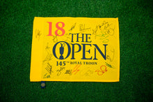  Henrik Stenson Signed PIN FLAG by 20 2016 Open Championship AFTAL COA