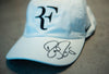 Roger Federer Signed Nike Tennis Cap Genuine Signature Wimbledon AFTAL COA (B)