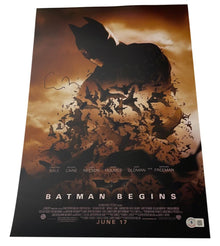  Christopher Nolan Signed 18X12 PHOTO Batman Begins BAS TPA Beckett BJ76242