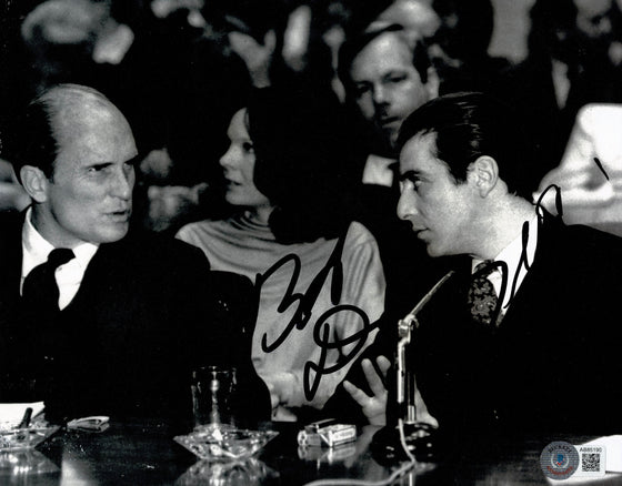 Al Pacino & Robert Duvall Signed 10X8 Photo The Godfather BAS TPA AB85190 (5147)