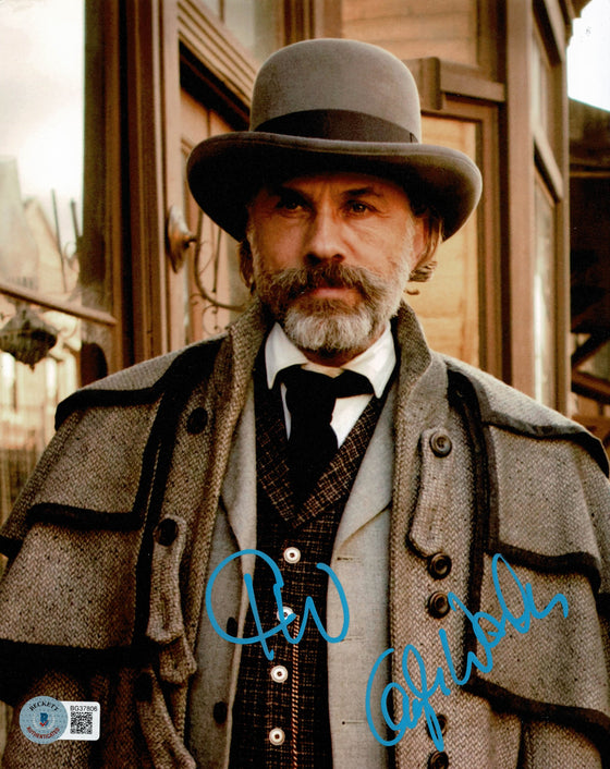 Christoph Waltz SIGNED 10X8 Photo Django Unchained BAS TPA BG37806 COA (5118)