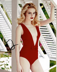  Emma Stone Signed 10X8 Photo SEXY IMAGE AFTAL COA (5602)