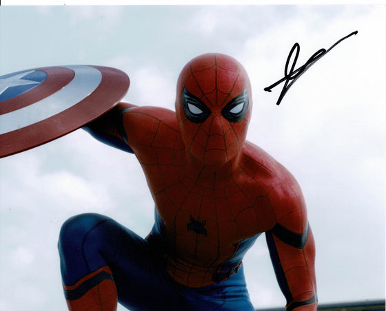 Tom Holland Signed 10X8 Photo Spider-Man Genuine Signature AFTAL COA (5536)