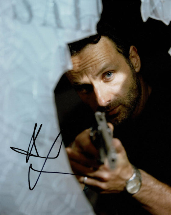 Andrew Lincoln Signed 10X8 Photo Walking Dead GENUINE SIGNATURE AFTAL COA (5524)