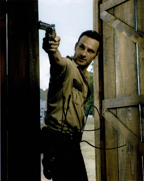 Andrew Lincoln Signed 10X8 Photo Walking Dead GENUINE SIGNATURE AFTAL COA (5525)