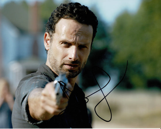 Andrew Lincoln Signed 10X8 Photo Walking Dead GENUINE SIGNATURE AFTAL COA (5527)