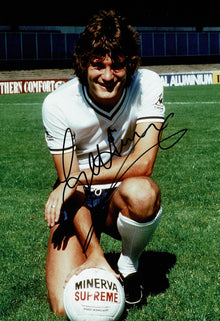  Glenn HODDLE SIGNED 12X8 Photo Genuine Tottenham Hotspur AFTAL COA (1465)