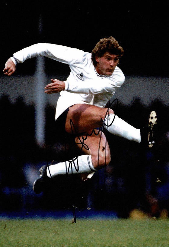 Glenn HODDLE SIGNED 12X8 Photo Genuine Tottenham Hotspur AFTAL COA (1466)