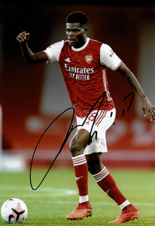  Thomas PARTEY Signed 12X8 Photo Arsenal F.C. AFTAL COA (1423)