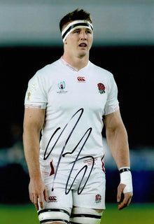  Tom CURRY Signed 12X8 Photo England Genuine SIgnature AFTAL COA (2145)