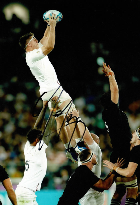 Tom CURRY Signed 12X8 Photo England Genuine SIgnature AFTAL COA (2158)