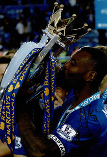  Wes Morgan Signed 12X8 Photo Premier League Leicester City F.C. COA AFTAL (9016)