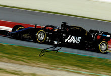  Romain Grosjean SIGNED 12X8 Photo Haas F1 Team AFTAL COA (3624)