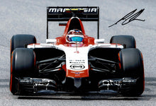  Max Chilton Signed 12X8 Photo Genuine Autograph Renault AFTAL COA (3573)