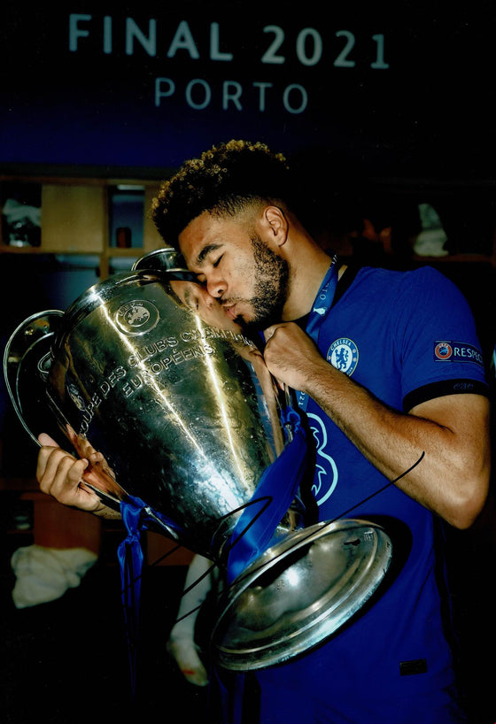 Reece James Signed 12X8 Photo Chelsea F.C. Genuine Signature AFTAL COA (9132)